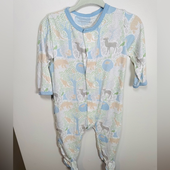 Magnetic Me Acadia Print Footie Pajamas Size 3-6M - Picture 2 of 6